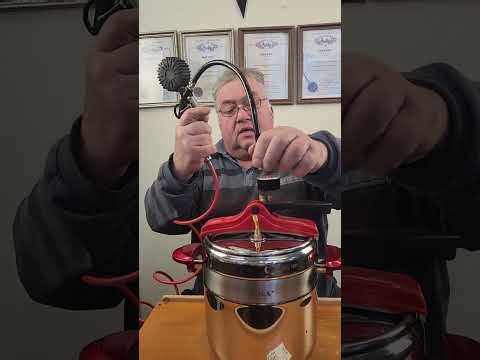 5239 Denture pot. Pressure chamber. Medvedev's dental plastic polymerizer.