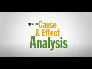 Cause-and-Effect Analysis