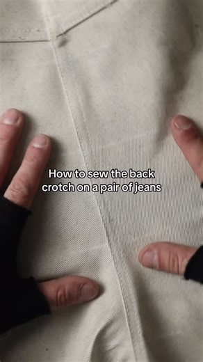ACT 1 | Back crotch flat felled seam tutorial. #sewingtutorial | Instagram