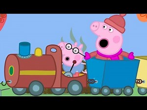 Grandpa's Little Train and The Baby Piggy 🐷🚂 | Peppa Pig Official Family Kids Cartoon