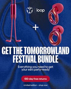 Festival prep made easy  Check out the Tomorrowland festival bundle for live music earplugs, plus a handy Loop Link to make sure they don’t get lost in the shuffle. 100-day free returns  Shop now. | Loop | Facebook