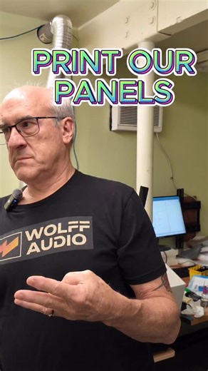 Wolff Audio on Instagram: "Every Wolff Audio panel is printed, not painted. 🎨 Exact color control today, perfect matches years from now. 💪 #WolffAudio #StudioCraft #BuiltToMatch"