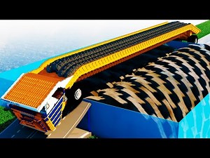 TESTING LONG CARS vs GIANT SHREDDER in Teardown