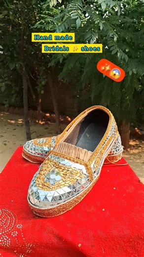 Hand ✨️made mirror bridals shoes#diy #trending