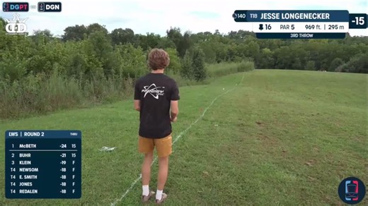 76K views · 1.3K reactions | An INSANE debut on Disc Golf Network 勞 Jesse Longenecker competed in his second-ever DGPT event this weekend and made it on the lead card for Round 2 after shooting the hot round (-12) in Round 1 | Disc Golf Pro Tour | Facebook