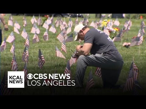 Families gather at Riverside National Cemetery to honor fallen on Memorial Day
