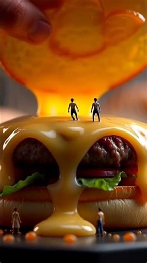 #AIFrenzy#AIFrenzyShorts #TinyWorkers#MiniatureWorld #AIShorts#ViralAI #burger #burgerking #aifrenzy