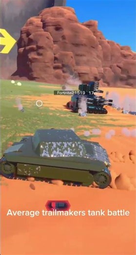 Average trailmakers tank battle #trailmakers #tank #automobile #gaming