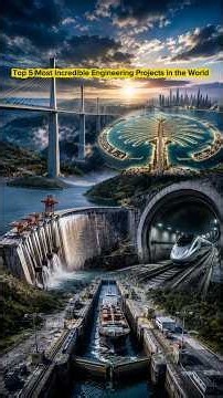Top 5 Most Incredible Engineering Projects in the World 🏗️