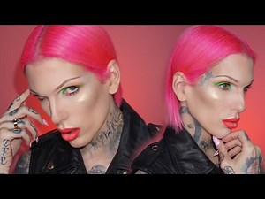 NEON LINER w. NO FALSE LASHES Makeup Tutorial | Jeffree Star