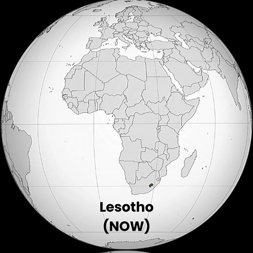 Lesotho Empire | NOW VS THEN (Part 2) #empire #geography #history #lesotho