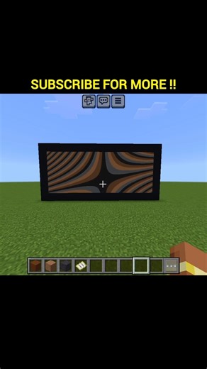 Mud Sinkhole Depth Illusion Map in Minecraft 🟤🌑 | #minecraft #MinecraftMapArt #MinecraftIllusion