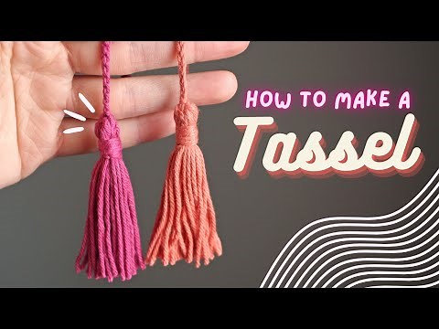 [EASY & FAST DIY] - How to Make a Tassel - Yarn & Craft Basics
