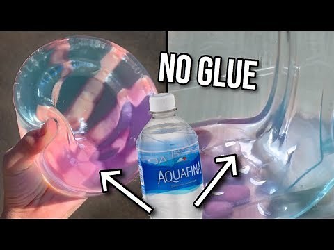 WATER SLIME! 💧Testing NO GLUE Slime