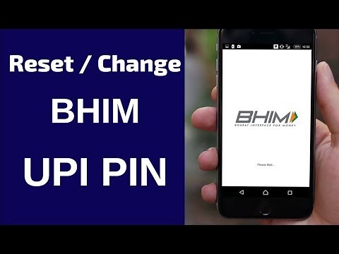 Reset/Change BHIM UPI PIN | Forgot UPI PIN