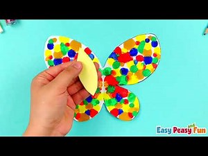 Easy Symmetrical Butterfly Art