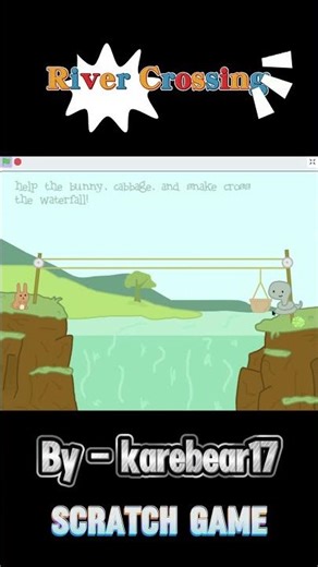 River Crossing by karebear17 scratch game indie game puzzle game
