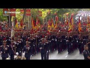 Así ha sido el desfile militar terrestre y aéreo durante el 12-O, día de la Hispanidad