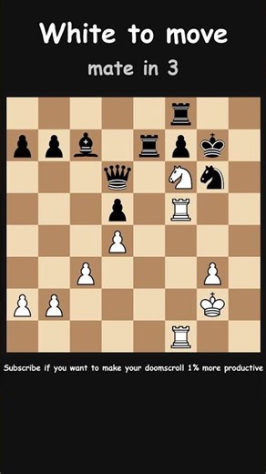 Can YOU Find the Checkmate? ♟️ #chess #puzzle #shorts