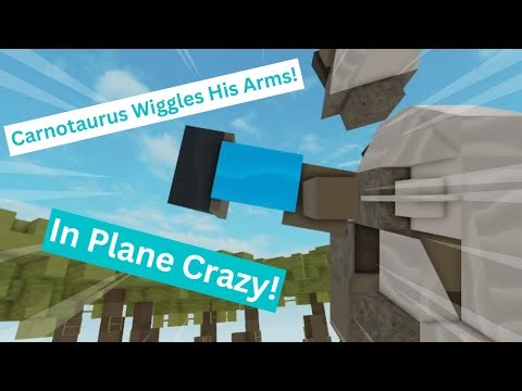 Carnotaurus Wiggles His Arms in Plane Crazy! - 200 Sub Special