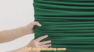Wedding Arch Cover Hunter Green Spandex Fitted Arch Backdrop Cover 6.6x6.6ft Square Arch Stand Cover Double Sided Stretchy Backdrop Covers for Party Wedding Celebration Arbor Decor