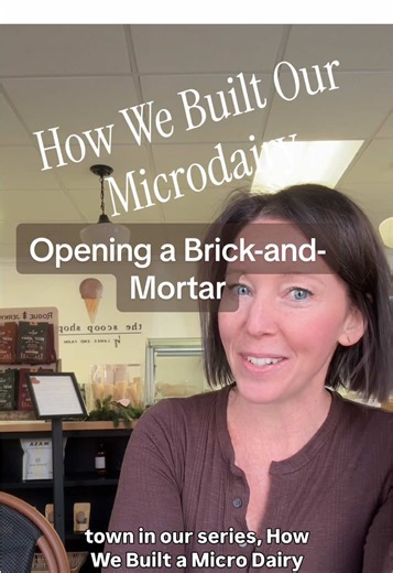 How We Built Our Microdairy —opening a brick-and-mortar. -learn our tips to opening your own farm shop -follow for more small dairy farm business advice #microdairy #dairyfarm #dairyfarmer #farmbusiness