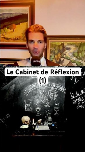 Les symboles de la #francmaçonnerie (Le Cabinet de Réflexion)👇