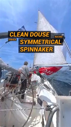 Clean Drop! ⛵️ EOS Executes a Smooth Spinnaker Douse #sailing #gibraltar