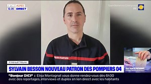 Alpes-de-Haute-Provence: Sylvain Besson va devenir le nouveau patron des pompiers du département | BFM DICI