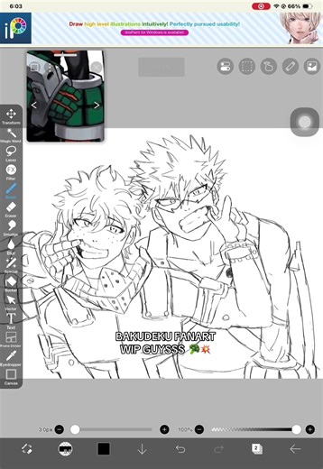 LET. ME. COOK. ‼️💪 #fyp #drawing #bakudeku #mha #fanart