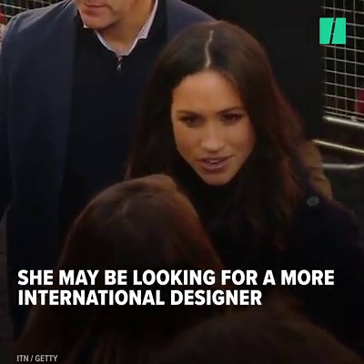 This could be a sneak peek at Meghan Markle's wedding gown. | HuffPost Women