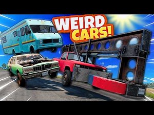 We Raced the WEIRDEST Cars Down a Mountain! (BeamNG Drive Mods)