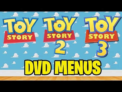DVD Menu Walkthroughs: Toy Story 1, 2 & 3 Compilation!