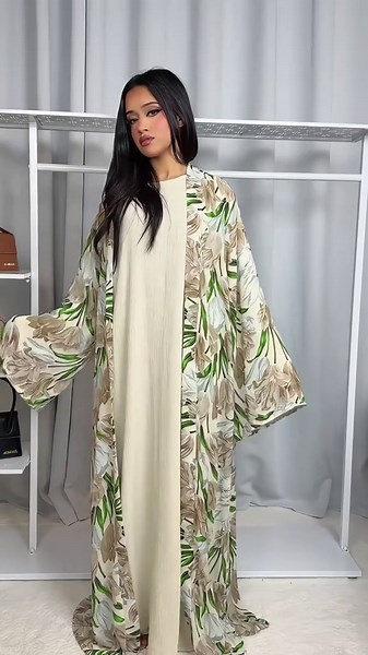 Viral Kimono Open Abaya Dress Available in Plus Size
