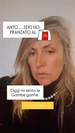Intestino sano|Ritenzione|Gonfiore on Instagram: "Ma io come devo fare con voi? Un giorno mi scrivete che siete gonfie anche solo a guardare un bicchiere d’acqua… Il giorno dopo “Anto ieri ho pranzato al McDonald” 🍔😅 E sapete qual è la cosa bella? Che va bene così. Il corpo reagisce, certo. Ma non è un disastro irreparabile. Serve solo consapevolezza, non punizione. Capita, siamo umane! Non serve sentirsi in colpa: l’importante è sapere come rimettere in moto il corpo (senza drammi e senza pun