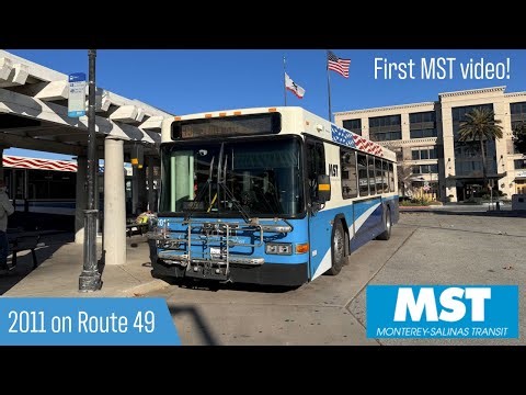 Monterey-Salinas Transit 2015 Gillig Low Floor 35' #2011 on Route 49 to Santa Rita