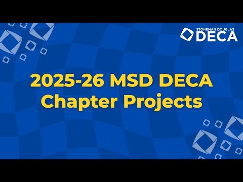 2025-2026 Chapter Projects Introduction Video | MSD DECA