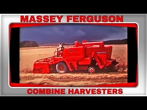 Vintage Combine Harvesters: Massey Ferguson Multiflow MF415, MF510 & MF515