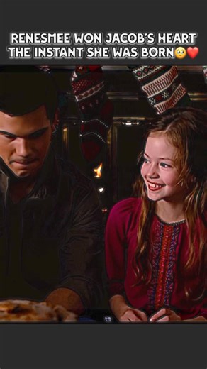 Renesmee won Jacob’s heart the instant she was born🥹❤️ | Twilight #twilight #edit #shorts #viral