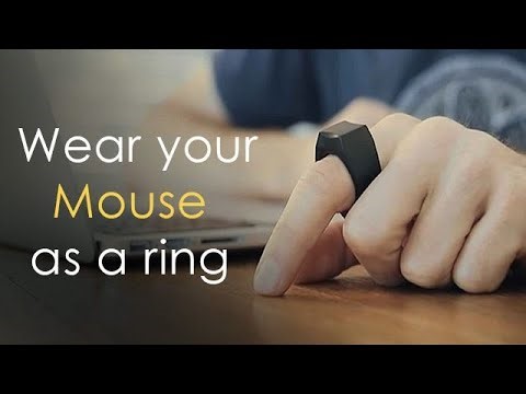 A mouse/ touchpad that you can wear as your ring!