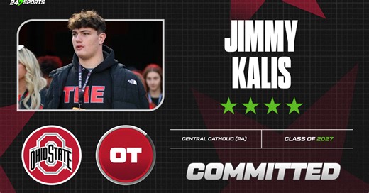 Top247 OT Jimmy Kalis knows playing at Ohio State is challenging, which led to his Buckeyes commitment
