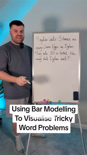 Dylan & Hayden | Teach Sleep Repeat on Instagram: "Bar modelling word problems like this can really help visualise what's going on and help avoid misconceptions 🙌 Follow for more maths! #teachers #education #school #teaching #teacherlife"