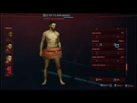 Cyberpunk 2077 Penis Customization MOD