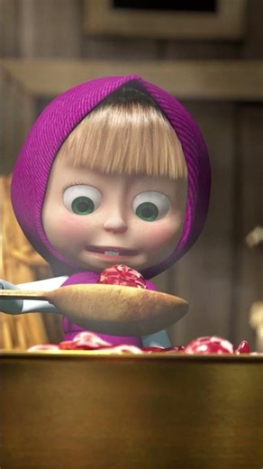 Hmm, falta algo… 🤔❓ #Shorts #mashabear #mashayeloso #Díademermeladas #Animación #niños #kids