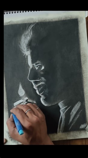 🔥 Charcoal Art Part 4 – “The Matchstick Man Begins”✨#CharcoalArt #DrawingProcess #ArtTutorial