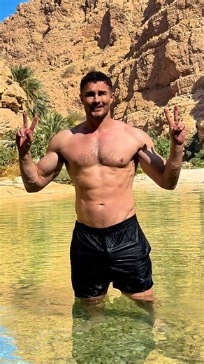 Who knows what a Wadi is?! You didn’t ask? Well let me tell you anyway! A wadi (typically) is a valley that seasonally fills with water (usually dry otherwise). Similar to an Oasis in a desert. The more you know! 🤓 This one is called Wadi Shab in Oman 🇴🇲 Very beautiful place. #wadi #wadishab #wadishaboman #oman #olly | Olly