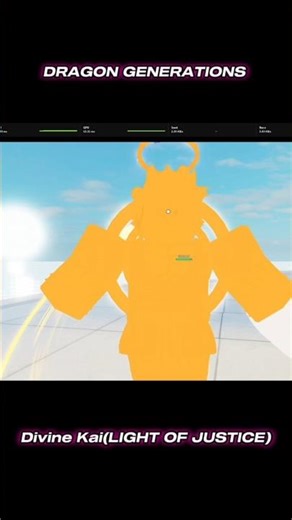 LIGHT OF JUSTICE Transformation#dbog #roblox #dragonball