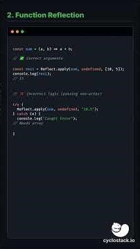 JavaScript Reflect #javascript #programming