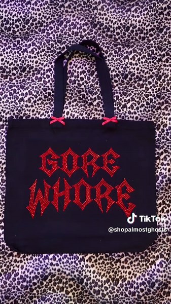 Almost Ghosts (@shopalmostghosts) - Gothic Tote Bags: Fashion Meets Horror Style