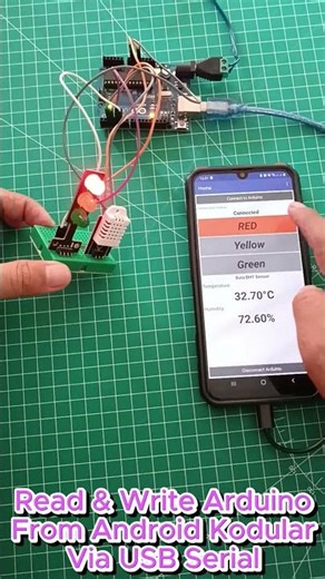 Read & Write Arduino From Android using Kodular via USB Serial Communication